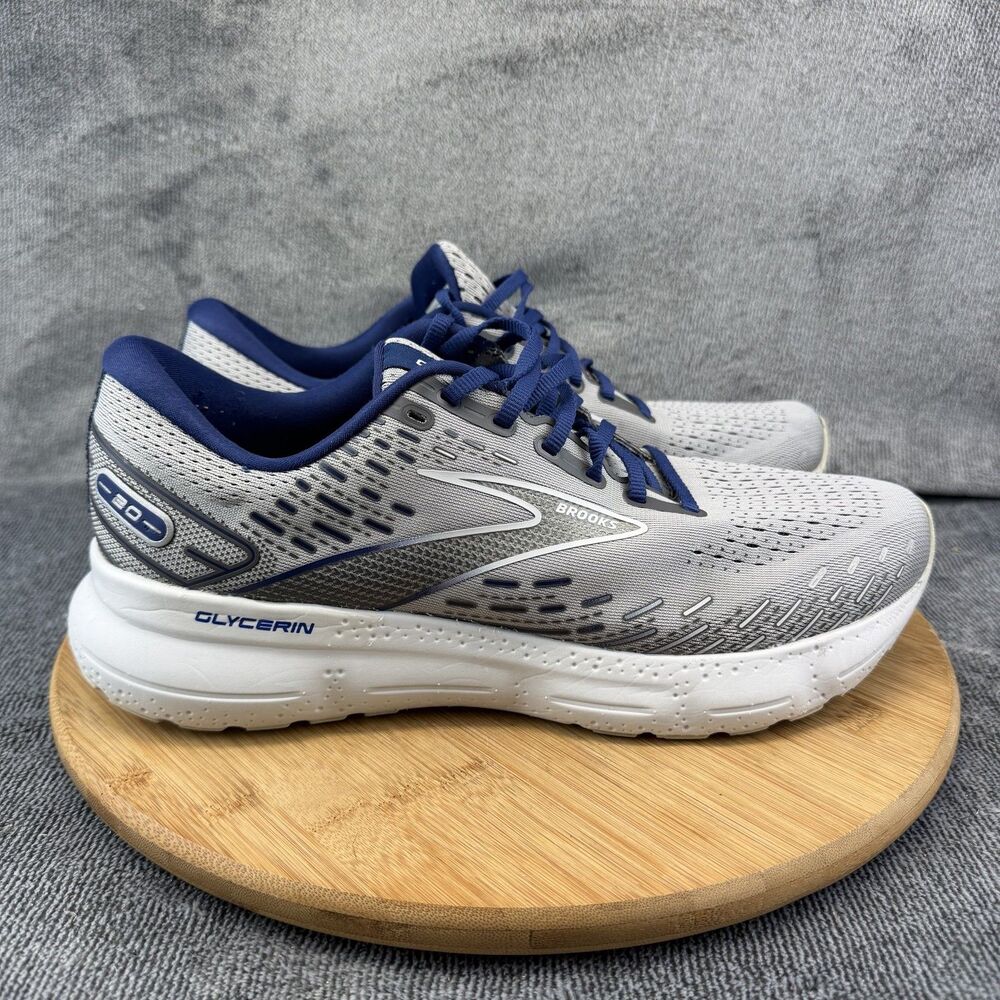 Brooks Glycerin 20 Shoes Mens Size 10.5 Gray Running Sneakers 1103821D070